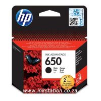 Original HP 650 Black Ink Advantage Cartridge (CZ101AE)
