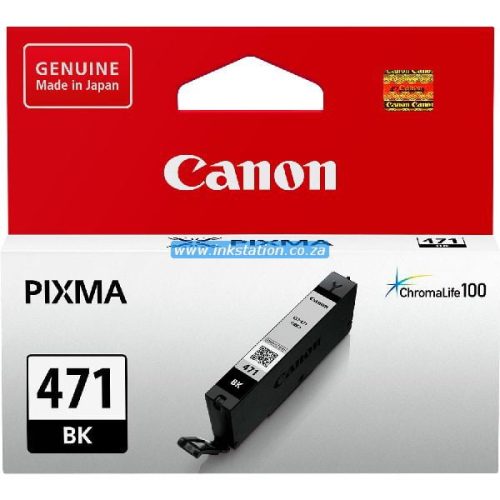 Original Canon 471 Black Ink Cartridge (CLI-471 BK)