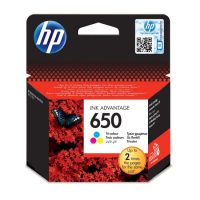 Original HP 650 Tri-Colour Ink Advantage Cartridge (CZ102AE)