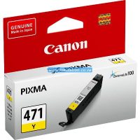 Original Canon 471 Yellow Ink Cartridge (CLI-471 Y)