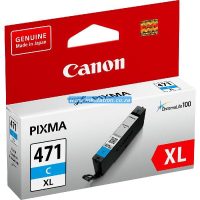 Original Canon 471XL Cyan Ink Cartridge (CLI-471 XL C)