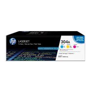 HP 304A CMY Toner Cartridge - Multipack (CF372AM)