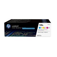 HP 128A CMY Toner Cartridge - Multipack (CF371AM)