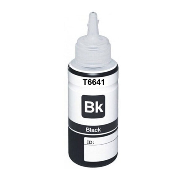 Compatible Epson T6641 EcoTank Black Ink Bottle - Ink Station