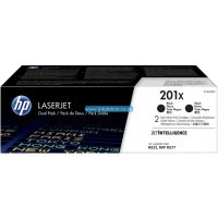 HP 201X Black Original Toner Cartridge - Dual Pack (CF400XD)
