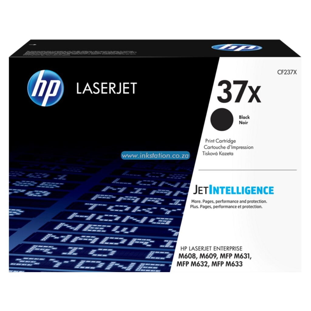 HP 37X Black Original Toner Cartridge (CF237X) - Ink Station