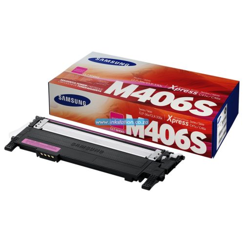 Original Samsung CLT-M406S Magenta Toner Cartridge