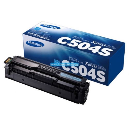 Original Samsung CLT-C505L Cyan Toner Cartridge
