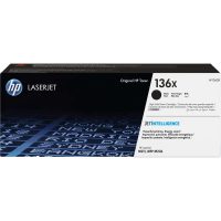 Original HP 136A Black LaserJet Toner Cartridge
